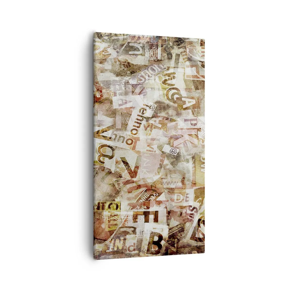 Bild auf Leinwand - Leinwandbild - Ich vereinige das Geschwätz - 55x100 cm