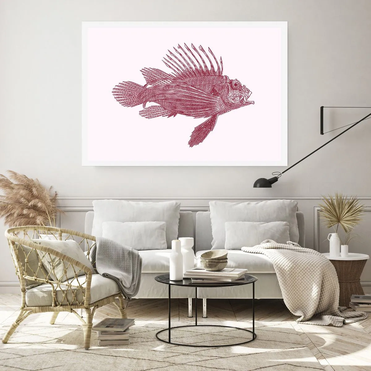 Poster - Bewohner exotischer Gewässer - 91x61 cm