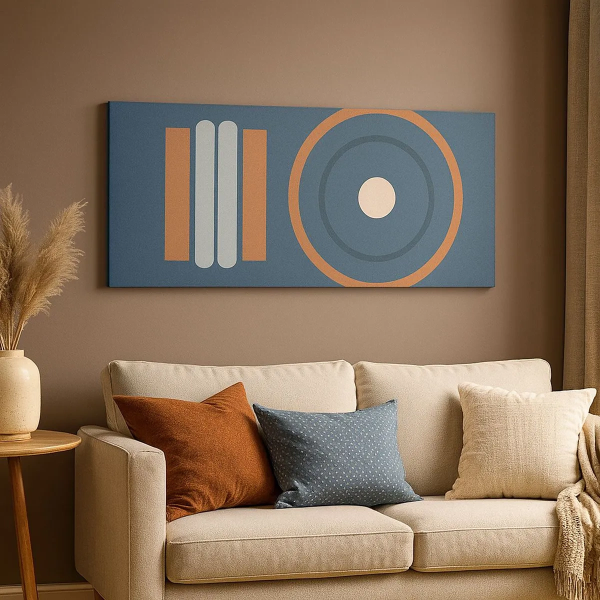 Bild auf Leinwand - Leinwandbild - Das Wesen der Dinge - 100x40 cm