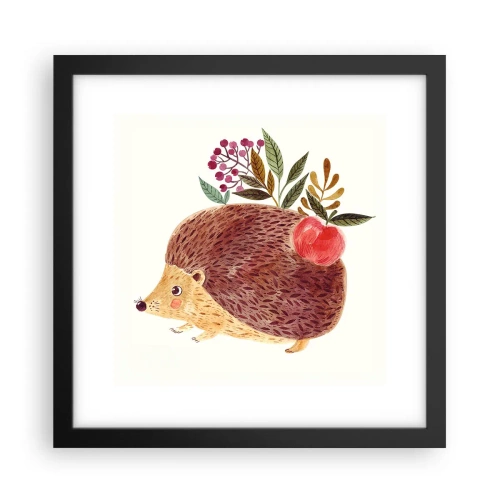 Poster in einem schwarzem Rahmen - Und dann magst du mich schon - 30x30 cm