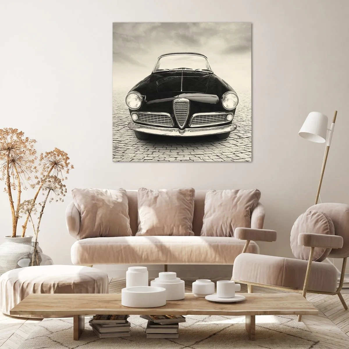 Bild auf Leinwand - Leinwandbild - Man muss mich einfach lieben - 50x50 cm