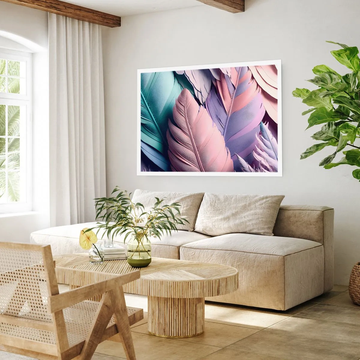 Poster - Vogel-Chic - 70x50 cm