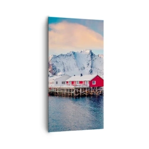 Bild auf Leinwand - Leinwandbild - Nördlicher Rückzug - 65x120 cm