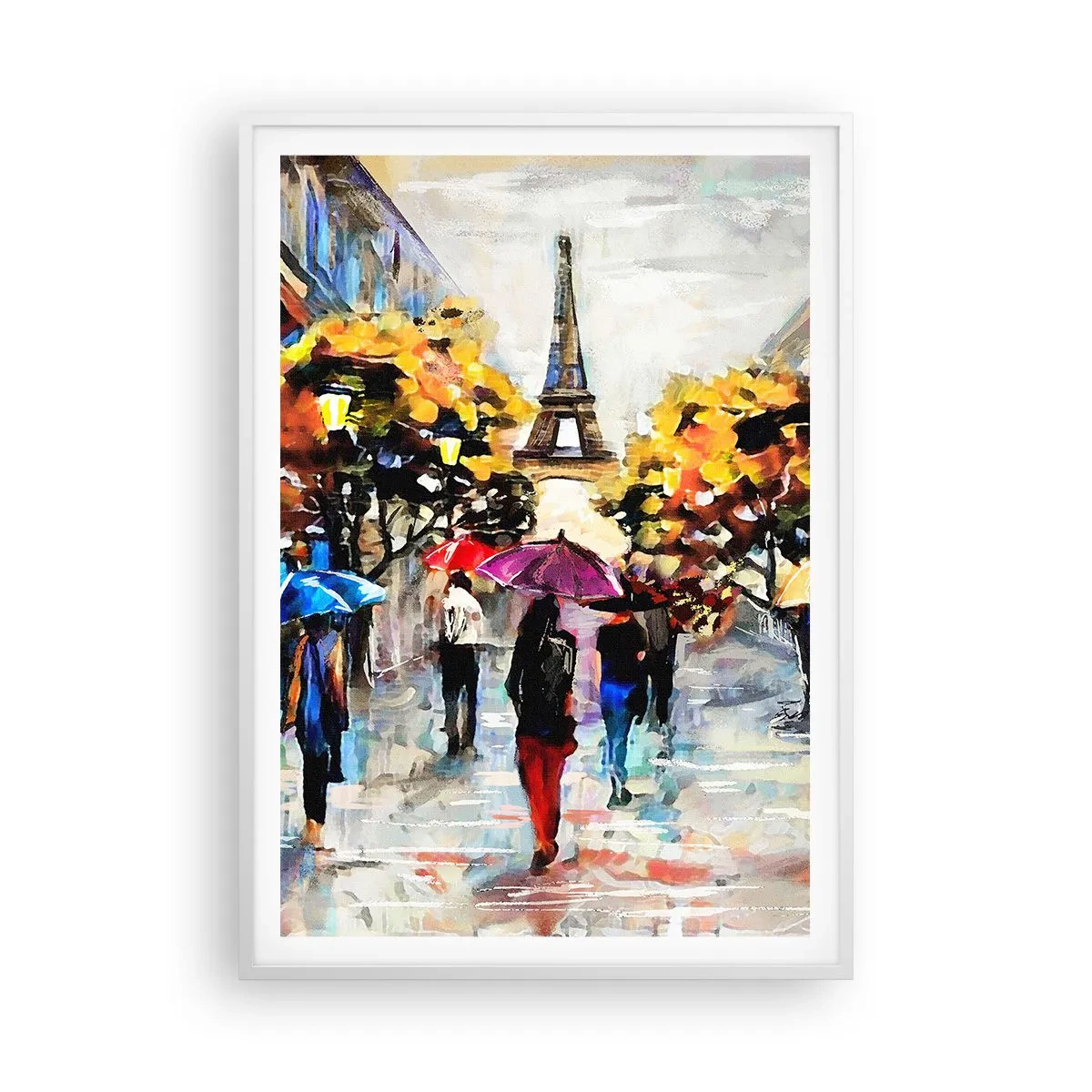 Poster in einem weißen Rahmen - Besonders schön im Herbst - 70x100 cm