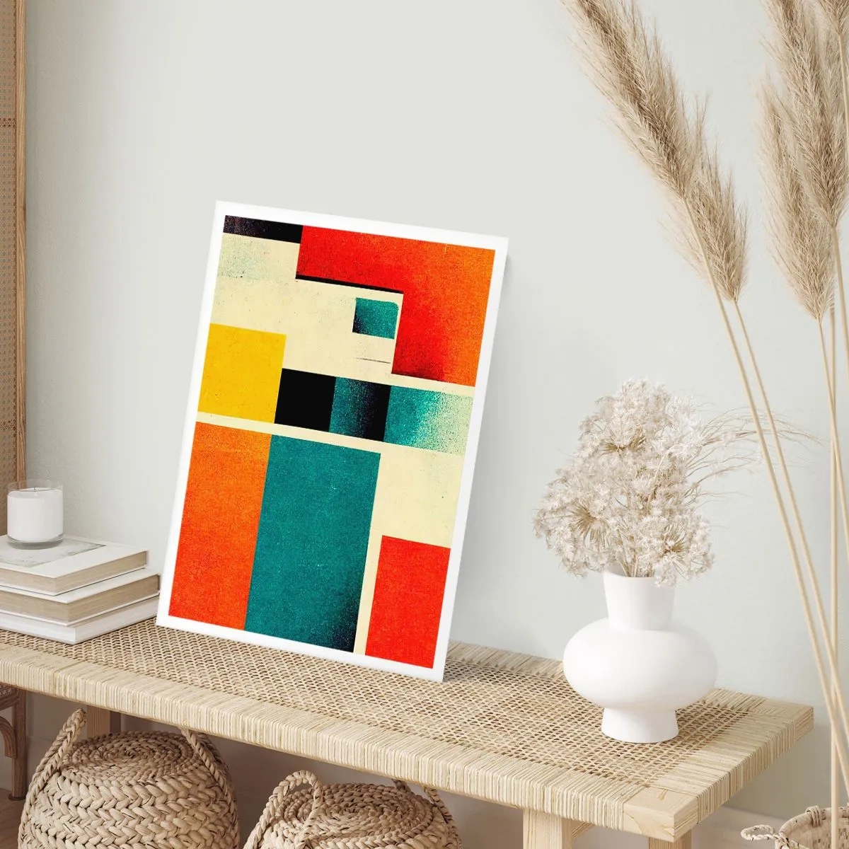 Poster - Geometrische Abstraktion – gute Energie - 30x40 cm