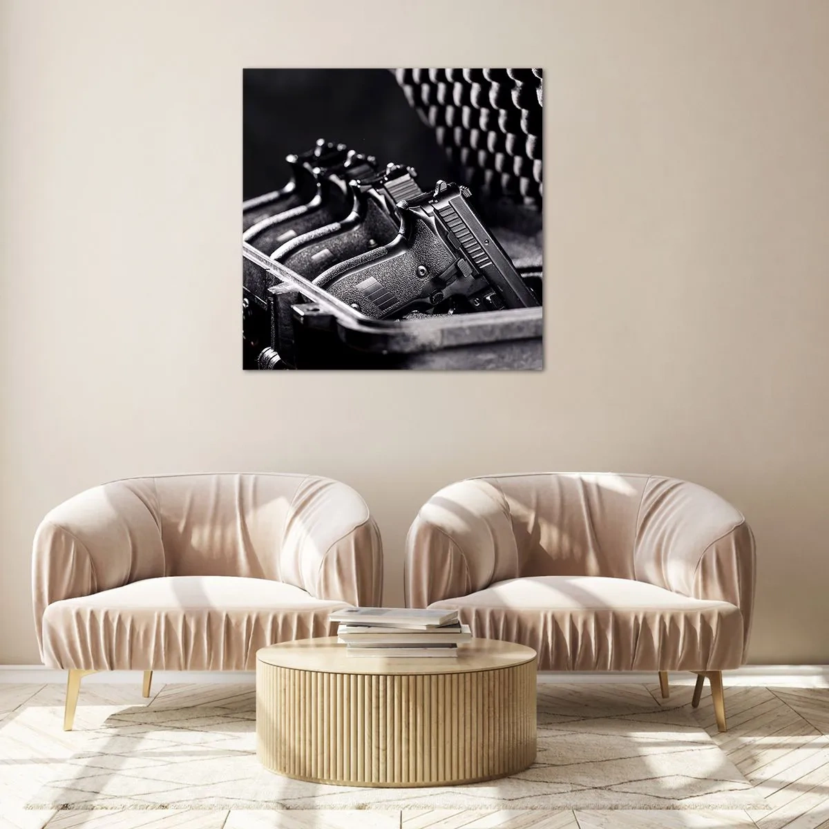 Glasbild - Bild auf glas - Männersport - 30x30 cm