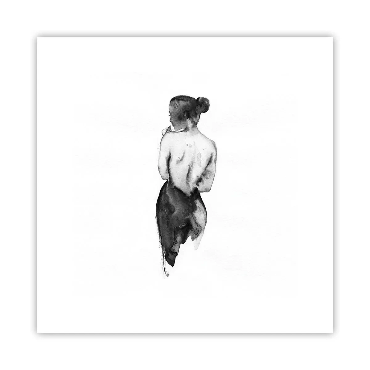 Poster - Bei ihr verschwindet die Welt - 30x30 cm
