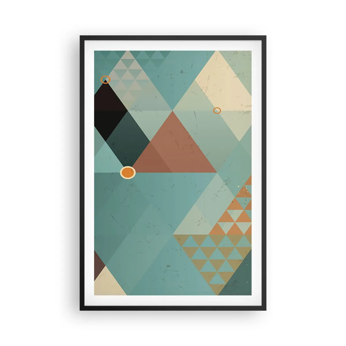 Poster in einem schwarzem Rahmen - Einheit der Vielheit, Vielheit der Einheit - 61x91 cm