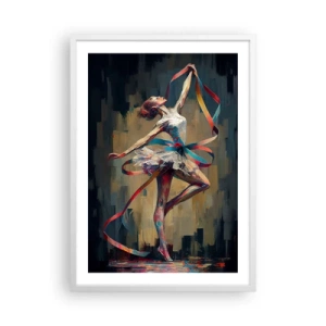 Poster in einem weißen Rahmen - Bandtanz - 50x70 cm