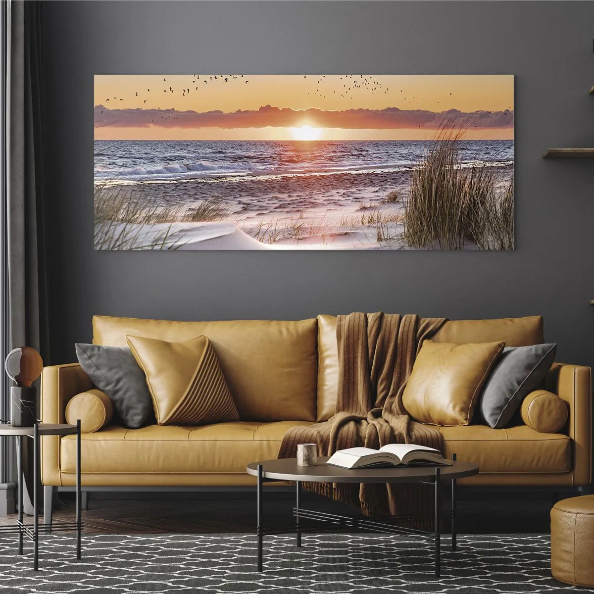 Glasbild - Bild auf glas - Horizontale Landschaft - 100x40 cm