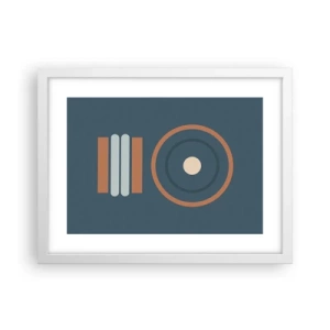 Poster in einem weißen Rahmen - Das Wesen der Dinge - 40x30 cm