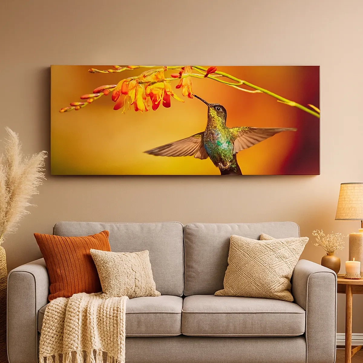 Bild auf Leinwand - Leinwandbild - Ein Lichtbote nach den Maya - 30x30 cm