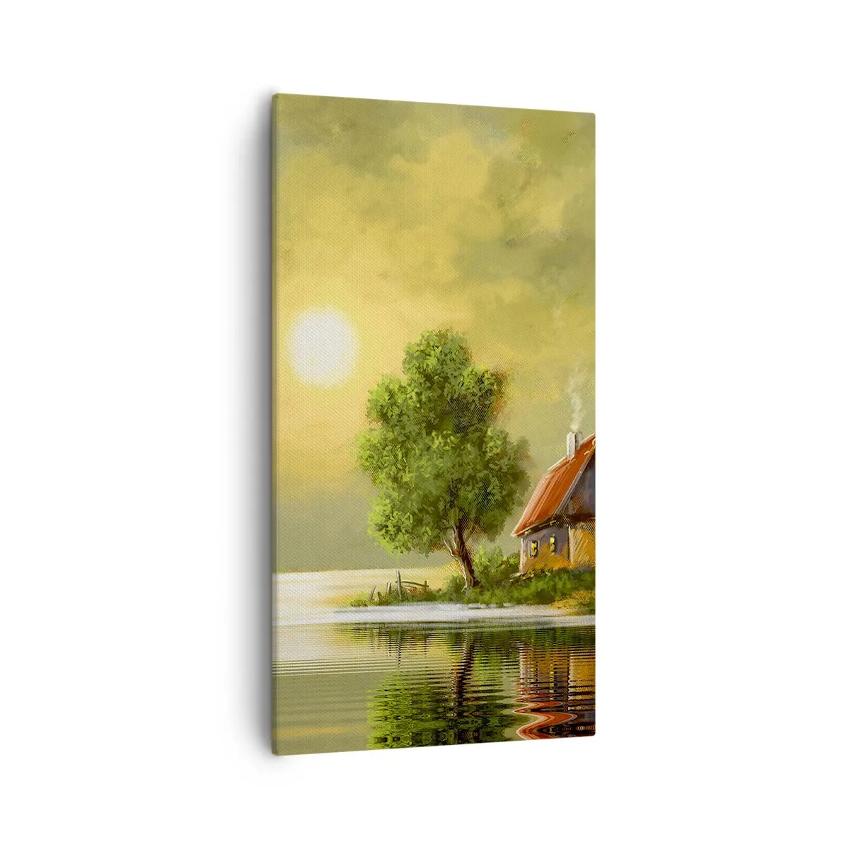 Bild auf Leinwand - Leinwandbild - Schön, wie ein Bild - 55x100 cm