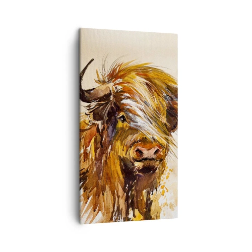 Bild auf Leinwand - Leinwandbild - Stolz des Jägers - 45x80 cm