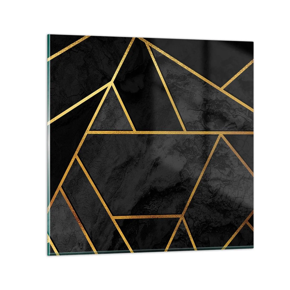 Glasbild - Bild auf glas - Dunkelheit und Glanz - 60x60 cm