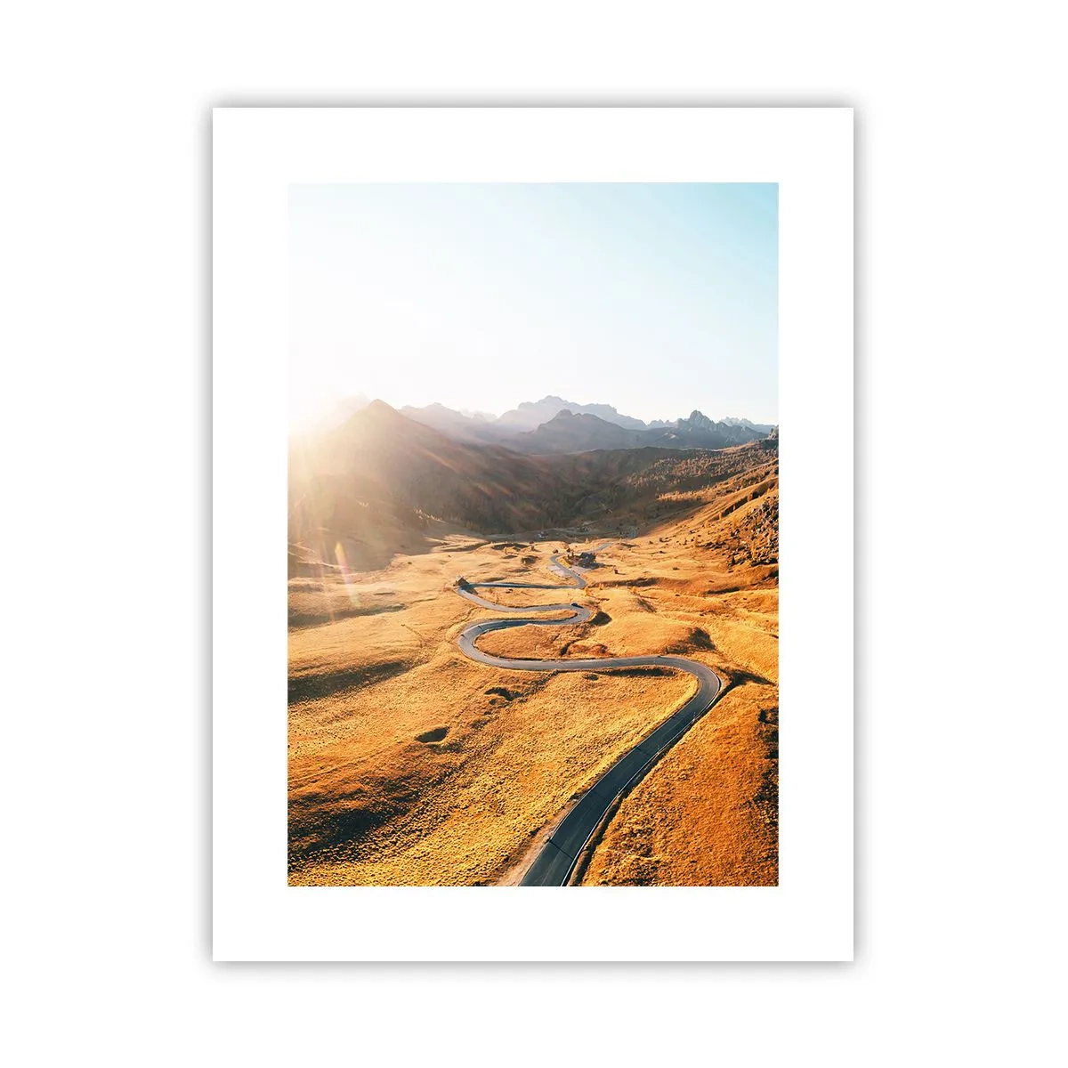 Poster - In einem goldenen Tal - 30x40 cm