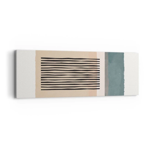 Bild auf Leinwand - Leinwandbild - Alles ist in Ordnung - 90x30 cm