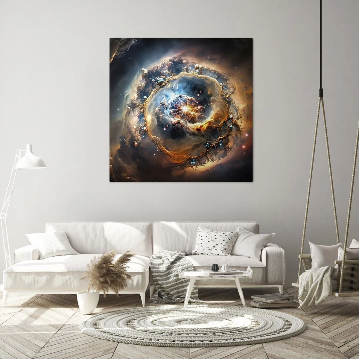 Bild auf Leinwand - Leinwandbild - Anfang - 30x30 cm