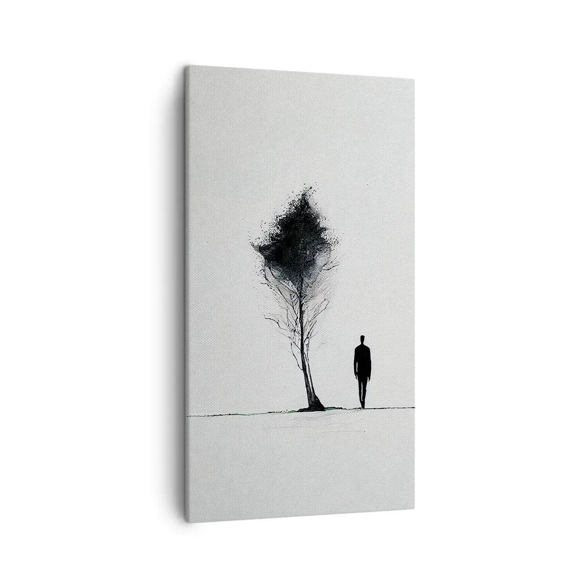 Bild auf Leinwand - Leinwandbild - Wir wandern alle - 45x80 cm