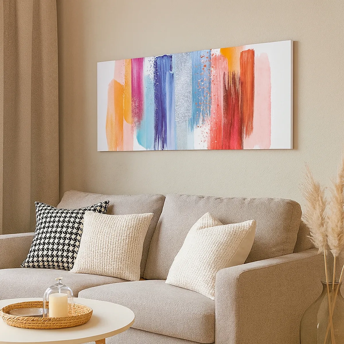 Bild auf Leinwand - Leinwandbild - Auf und ab - 30x30 cm