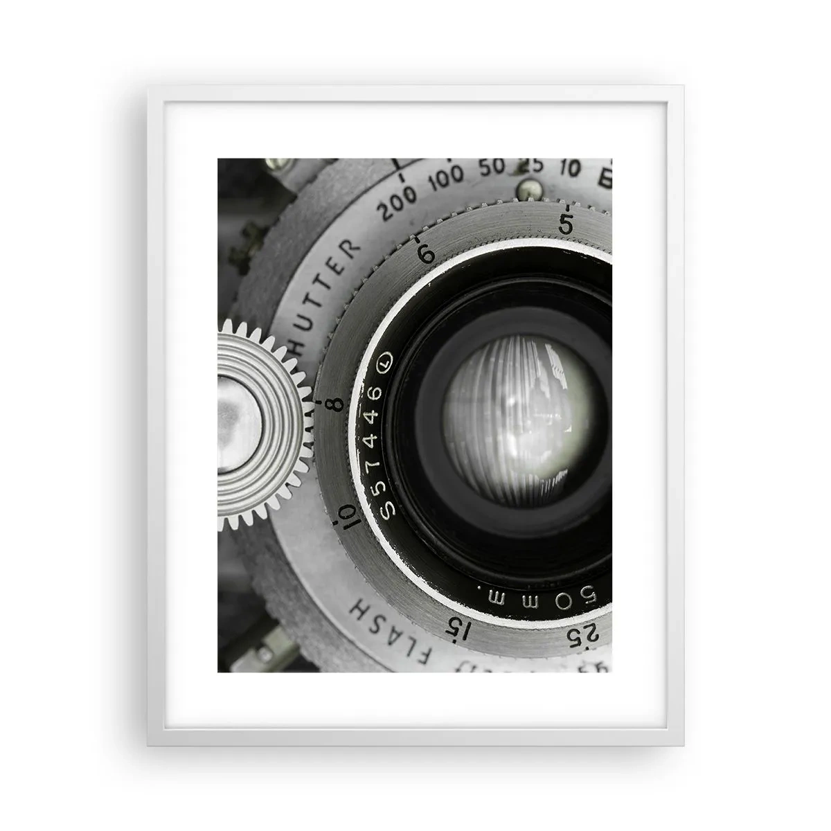 Poster in einem weißen Rahmen - Eine Story über Hollywood - 40x50 cm