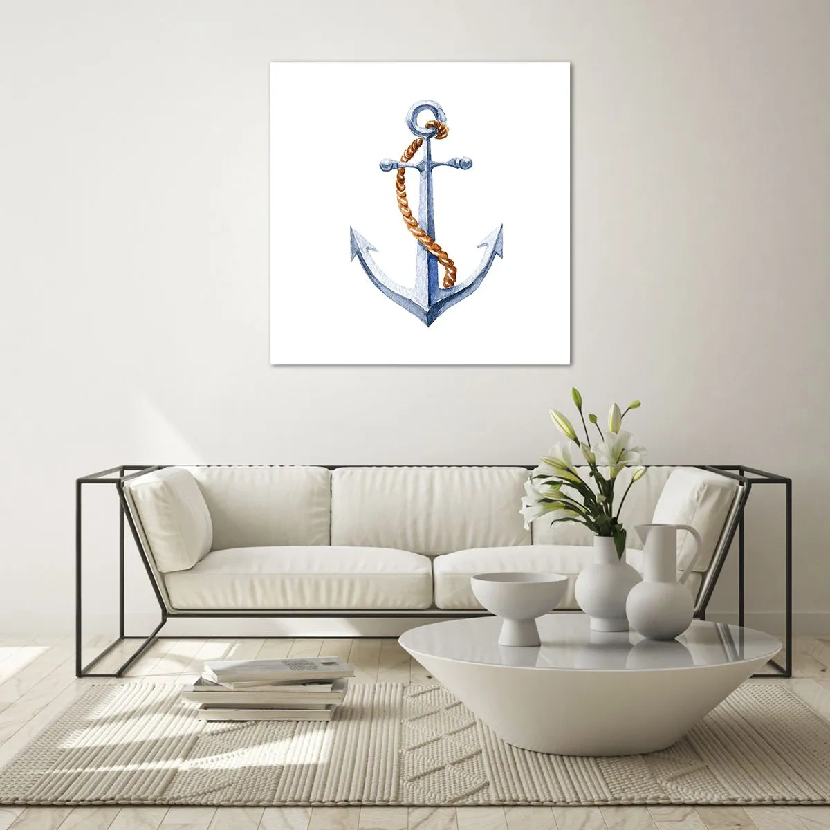 Glasbild - Bild auf glas - Ahoi Abenteuer! - 60x60 cm