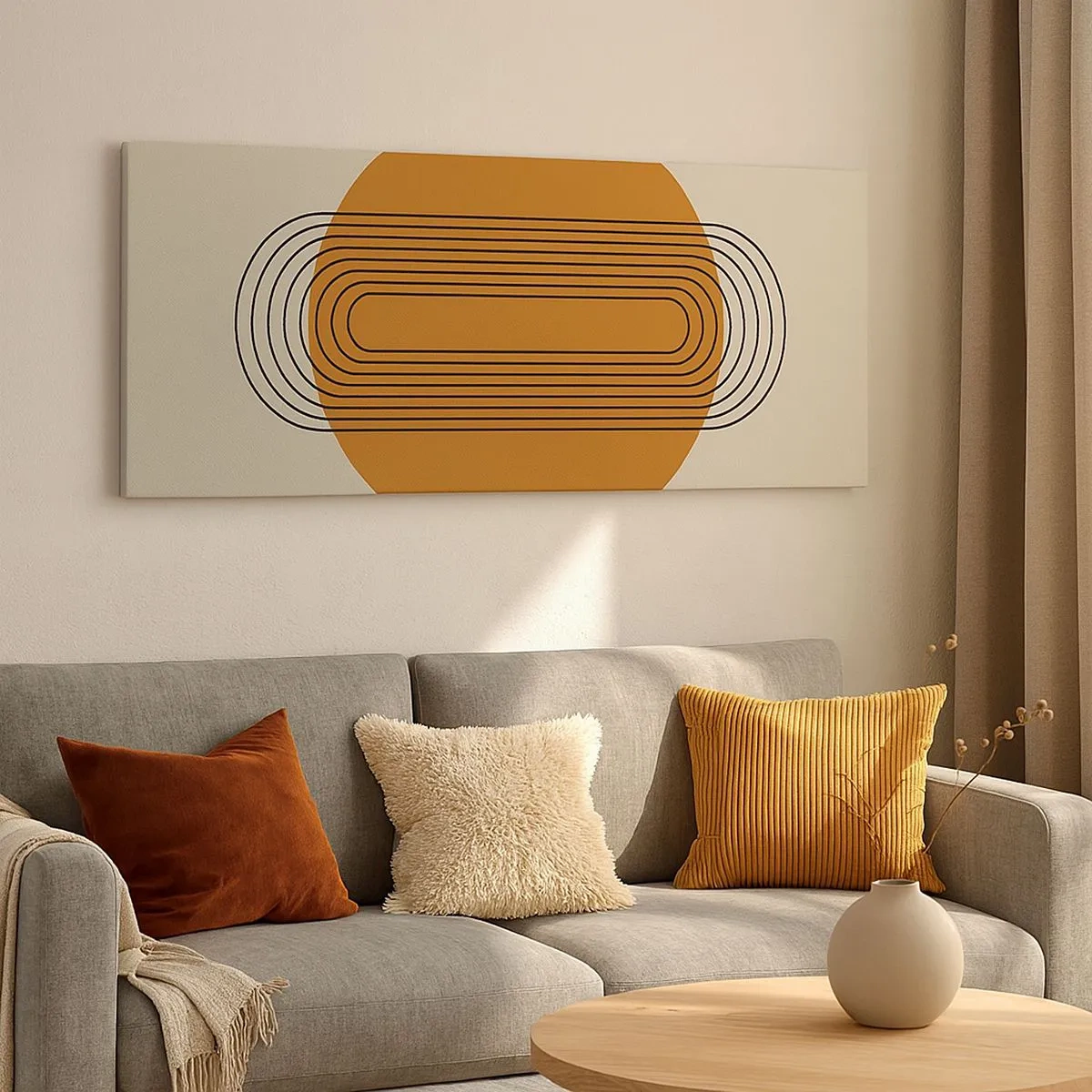 Bild auf Leinwand - Leinwandbild - Perfekter Plan - 100x40 cm