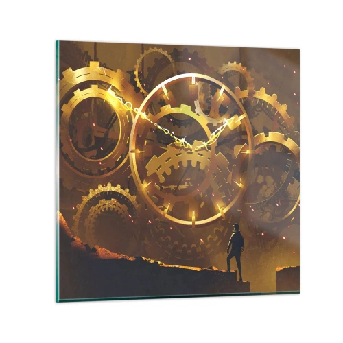 Glasbild - Bild auf glas - An der Quelle der Zeit - 50x50 cm