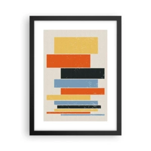 Poster in einem schwarzem Rahmen - Musiknotation - 30x40 cm