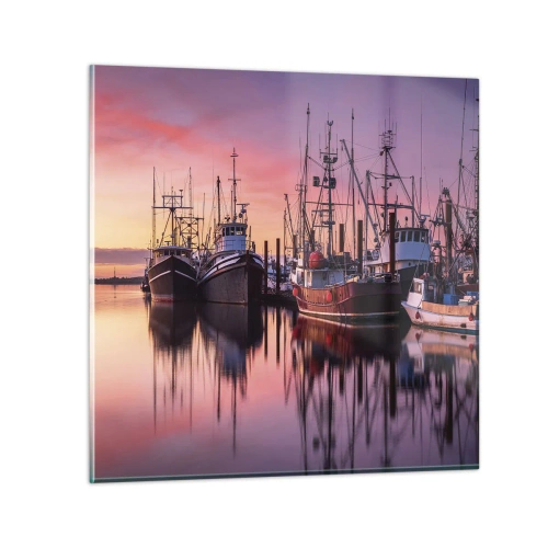 Glasbild - Bild auf glas - Vor dem nächsten Tag - 60x60 cm