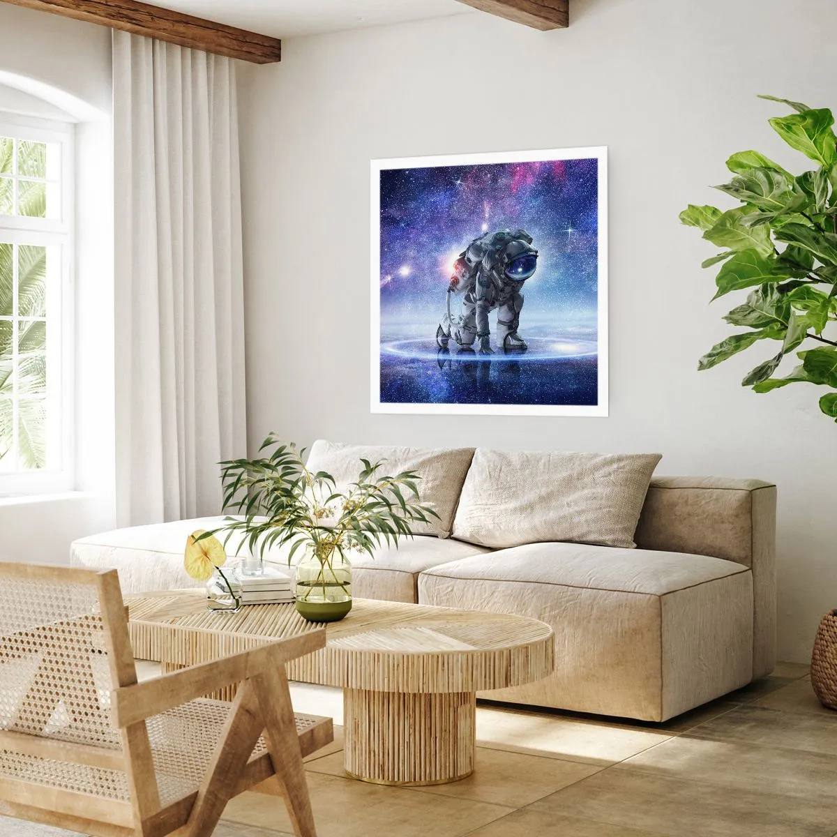 Poster - Der Sternenhimmel über mir - 60x60 cm
