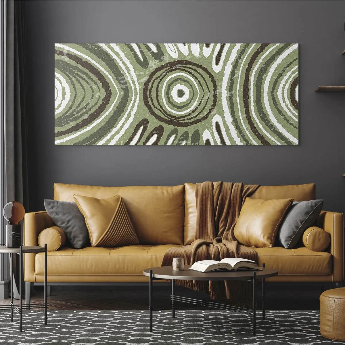 Glasbild - Bild auf glas - Explosion von Emotionen - 100x40 cm