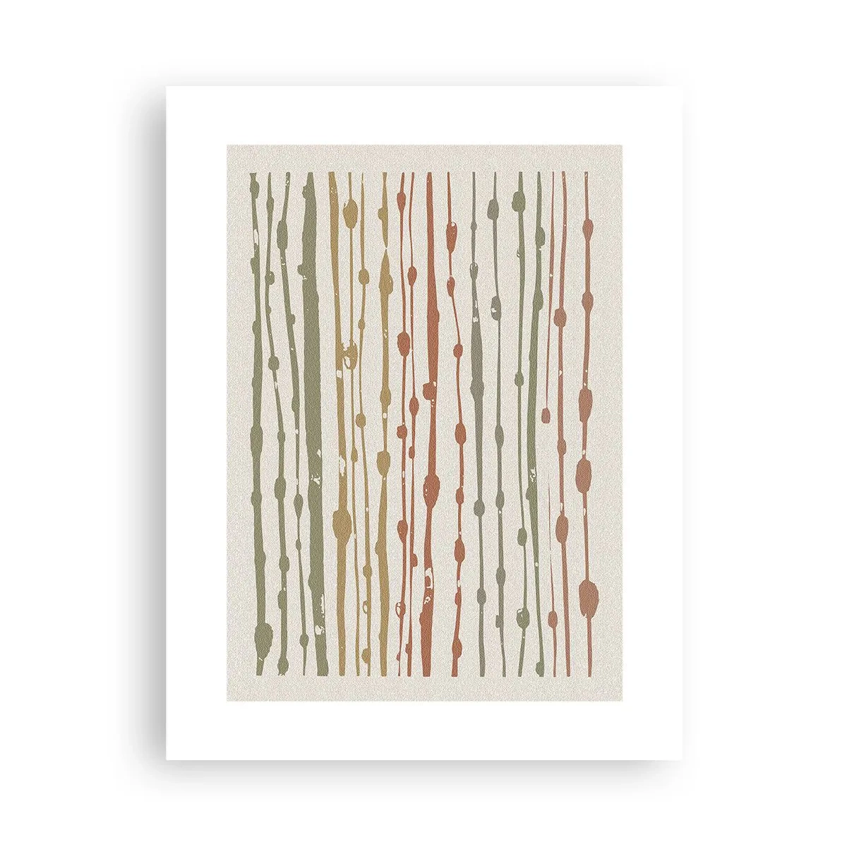 Poster - Musikalische Notation von Farben - 30x40 cm