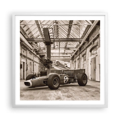 Poster in einem weißen Rahmen - Die Siegerruhe - 60x60 cm