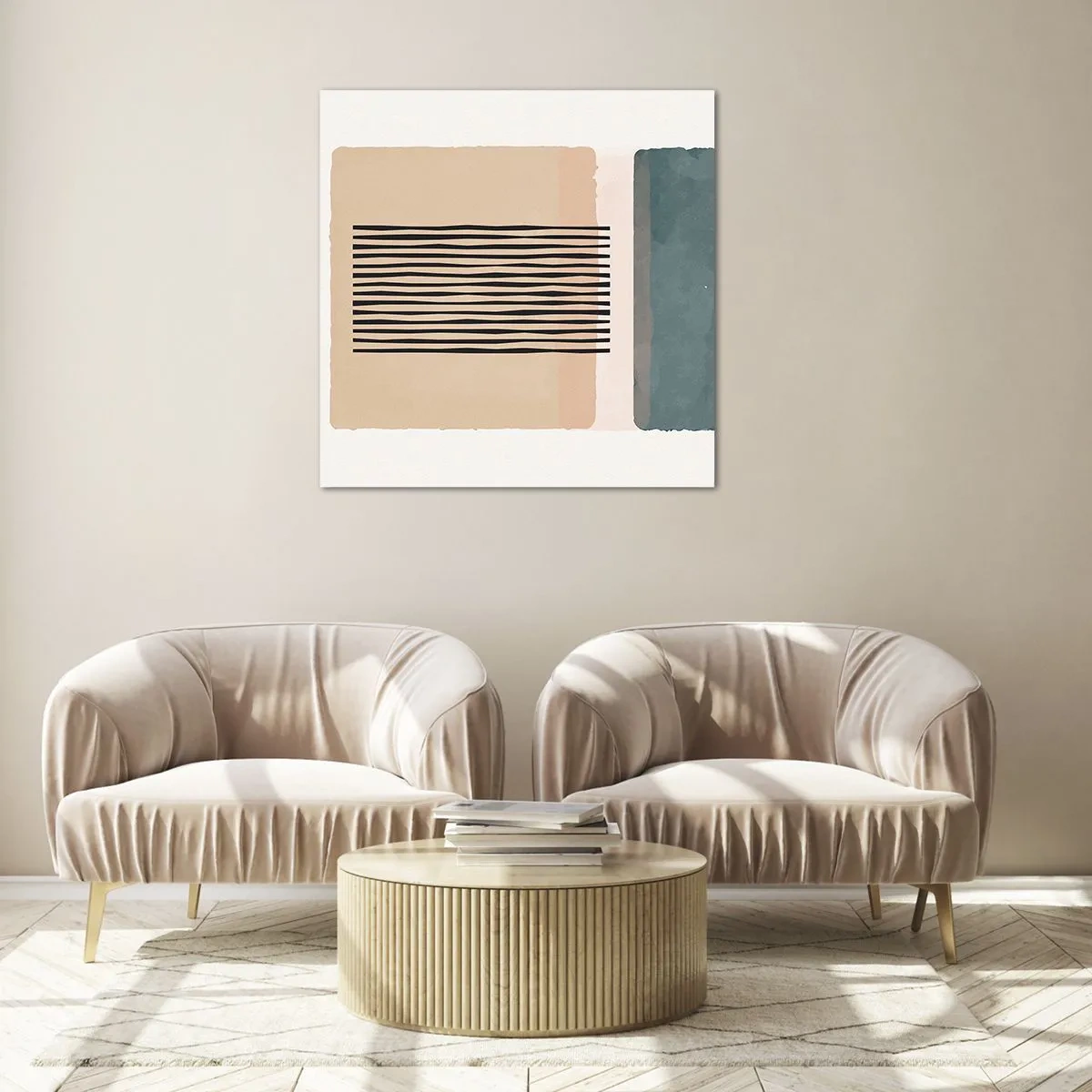 Glasbild - Bild auf glas - Alles ist in Ordnung - 60x60 cm