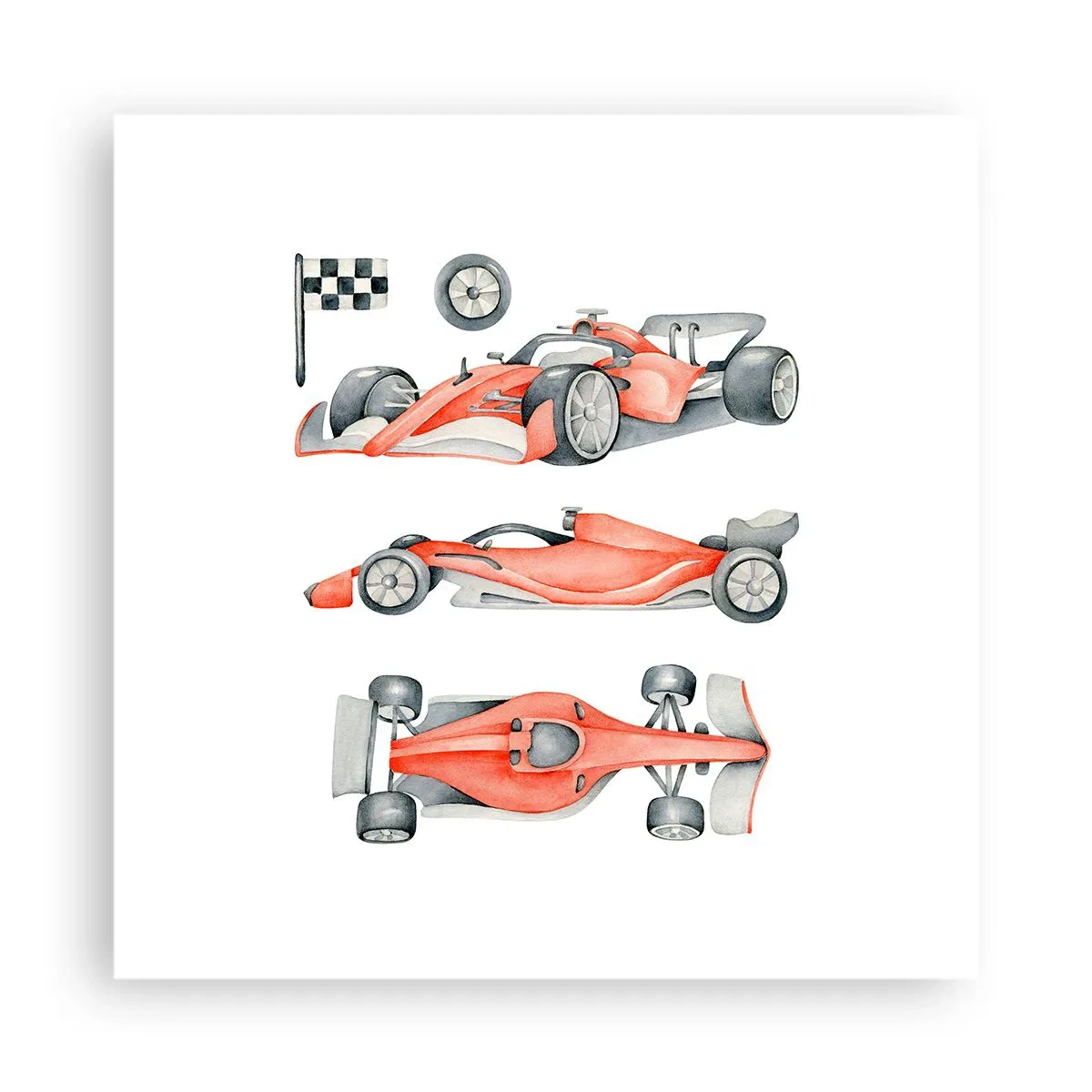 Poster - Dem Traum folgen - 40x40 cm