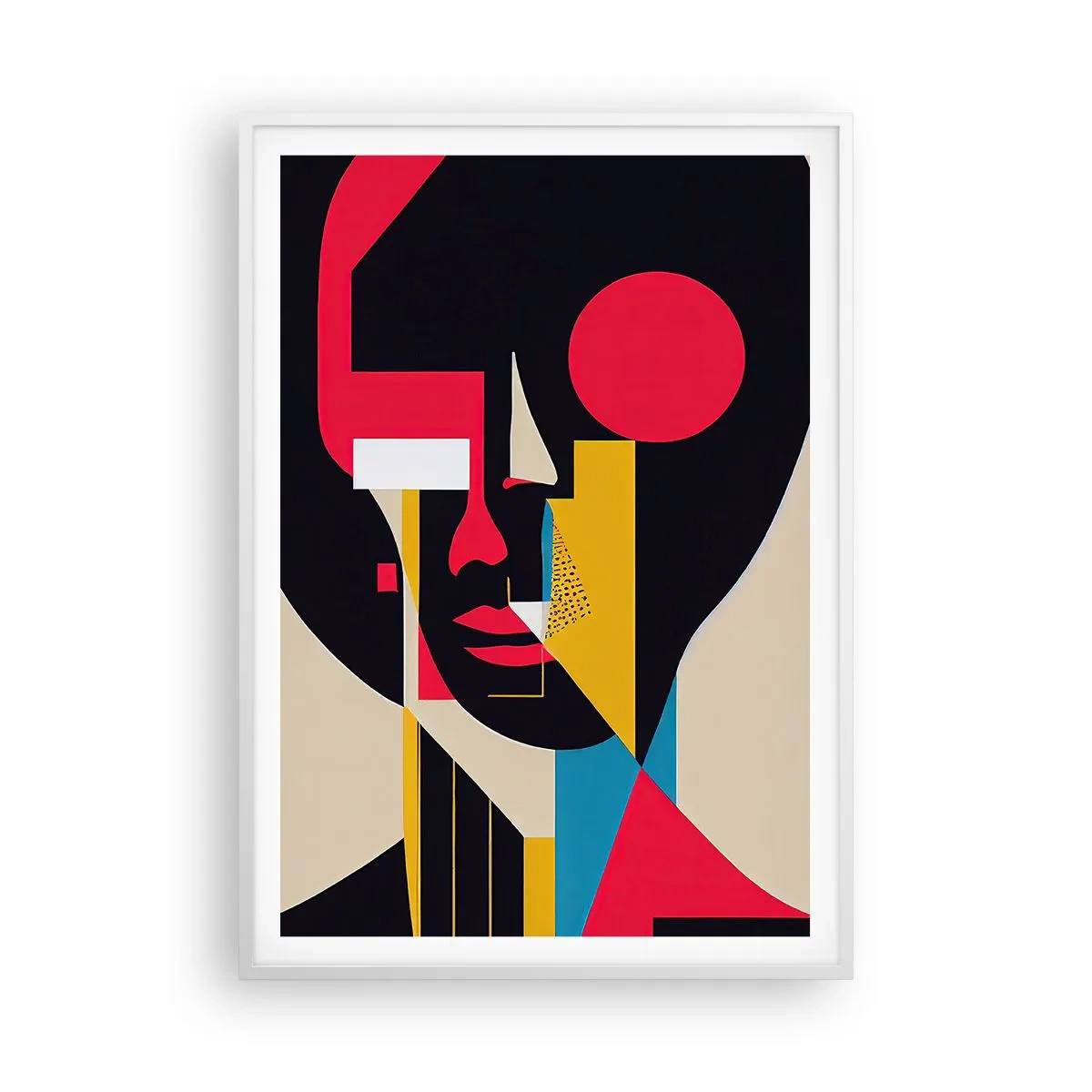 Poster in einem weißen Rahmen - Ihre innere Welt - 70x100 cm