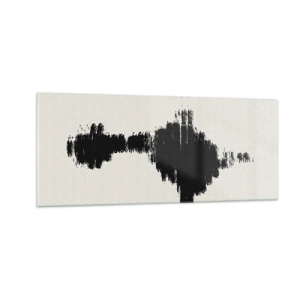 Glasbild - Bild auf glas - Schwingungen der Fantasie - 100x40 cm