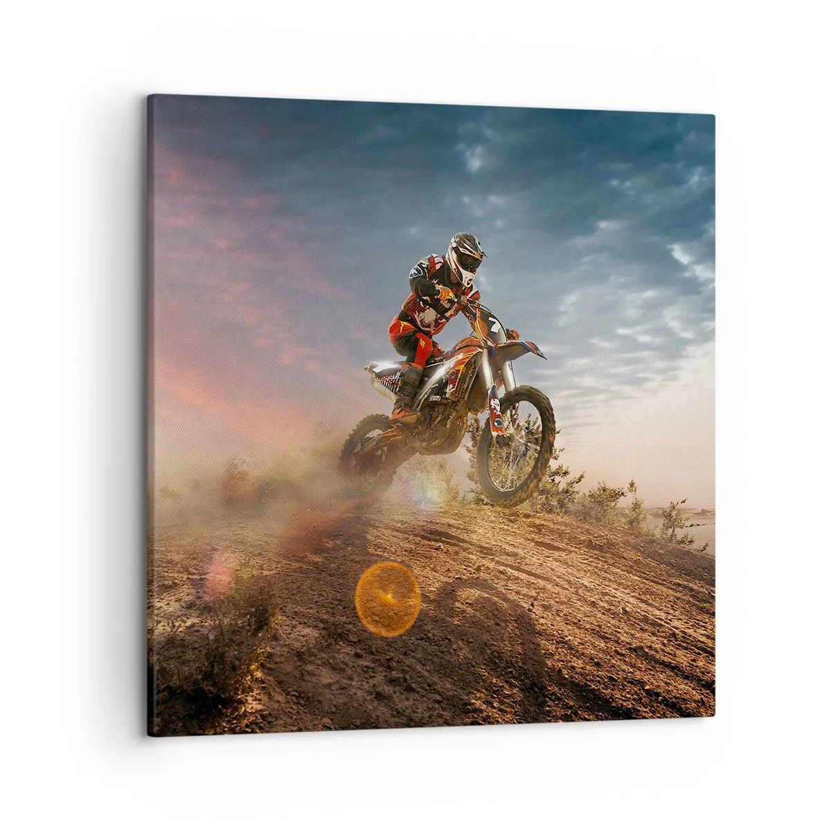 Bild auf Leinwand - Leinwandbild - Für den Sieg - 50x50 cm