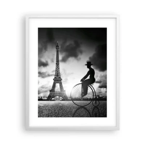 Poster in einem weißen Rahmen - Sehnsucht nach Belle Epoque - 40x50 cm