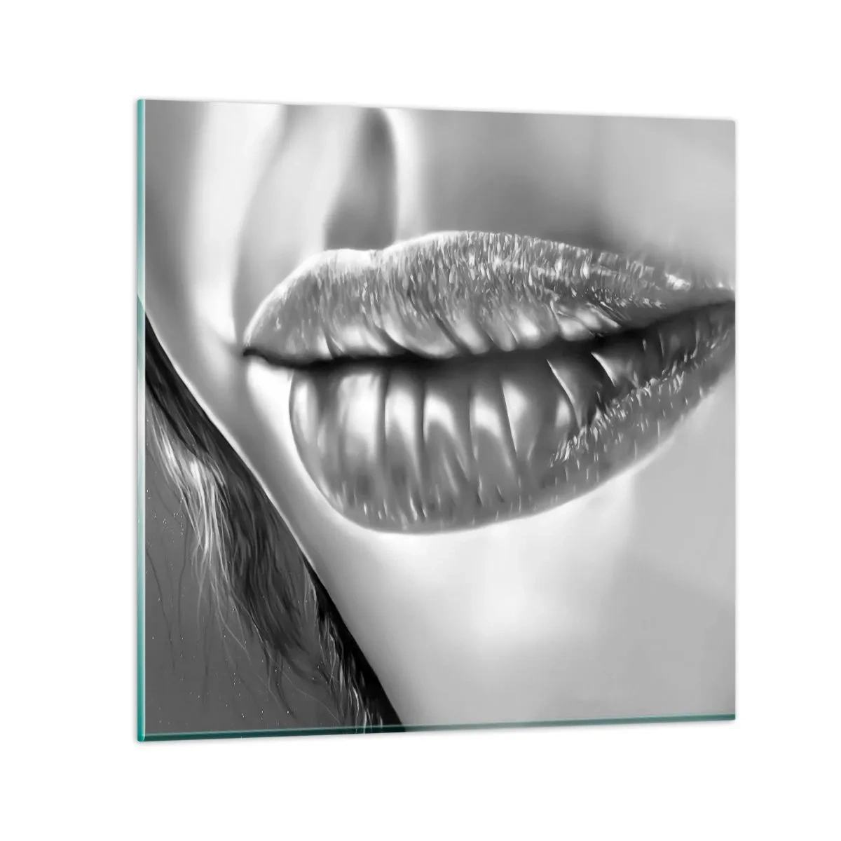 Glasbild - Bild auf glas - Ich weiß, was du denkst… - 30x30 cm