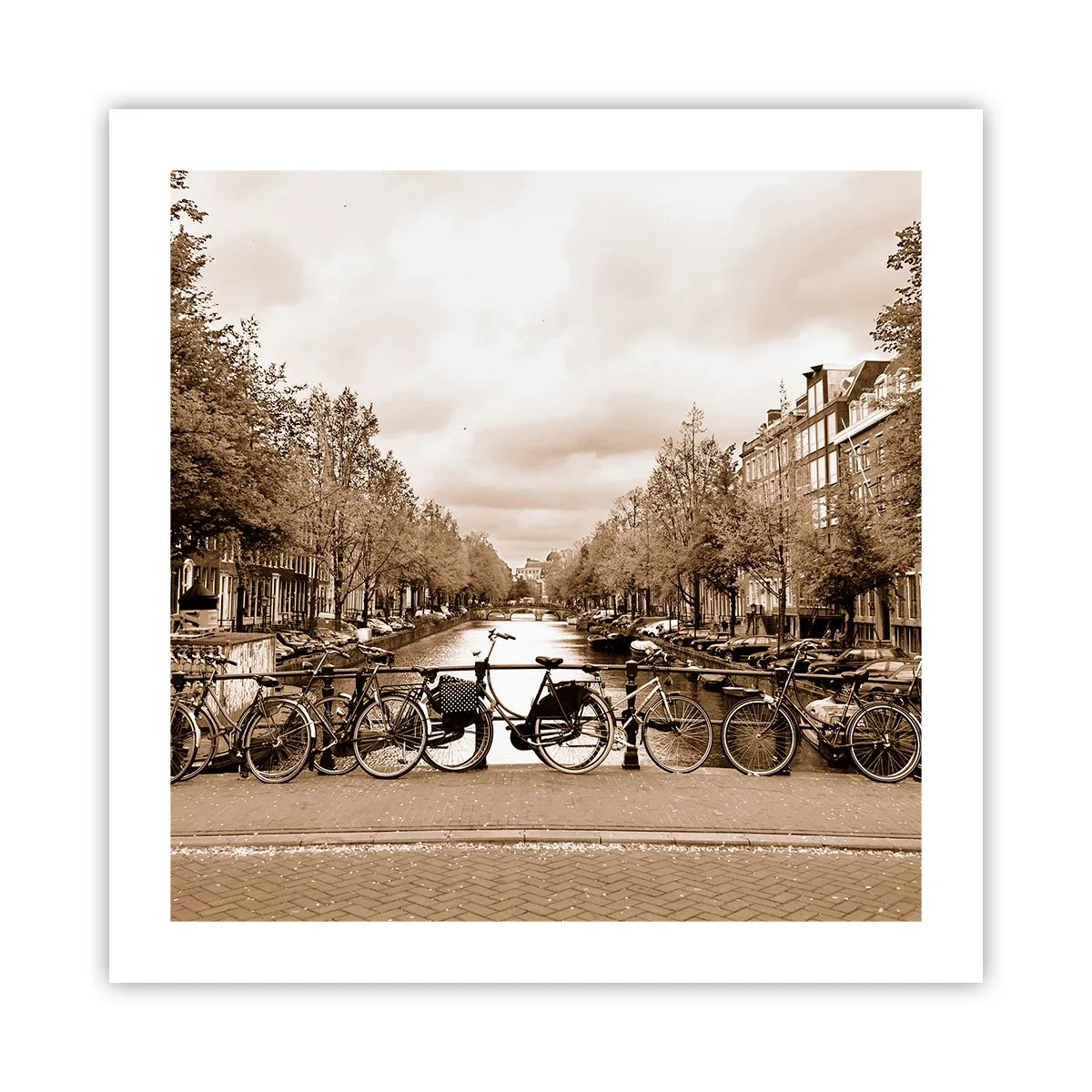 Poster - Niederländische Atmosphäre - 50x50 cm