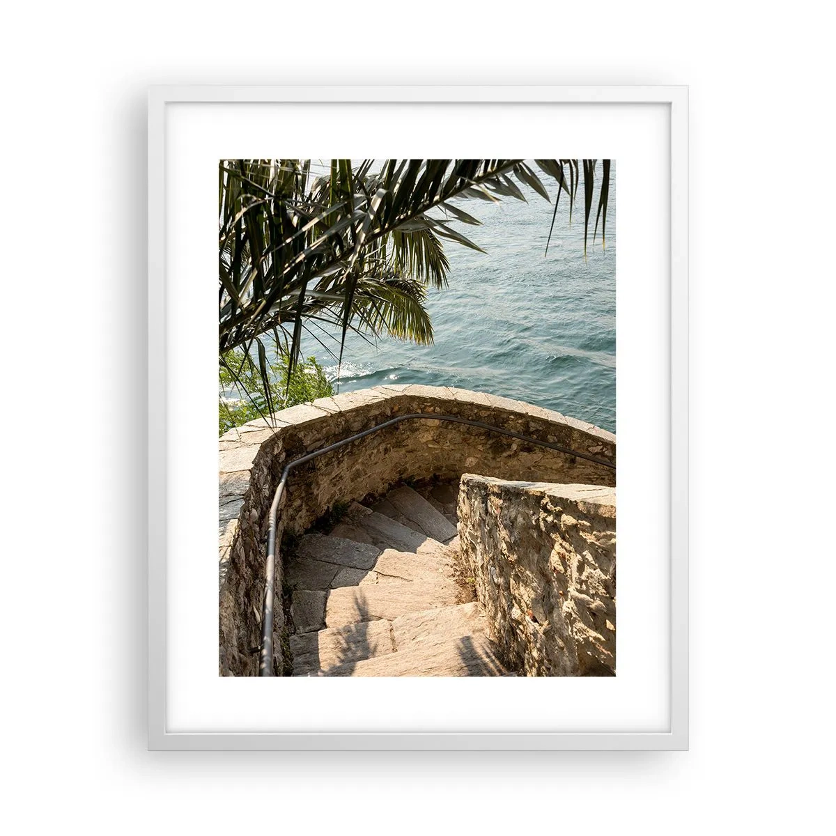 Poster in einem weißen Rahmen - Unter der Sonne Italiens - 40x50 cm