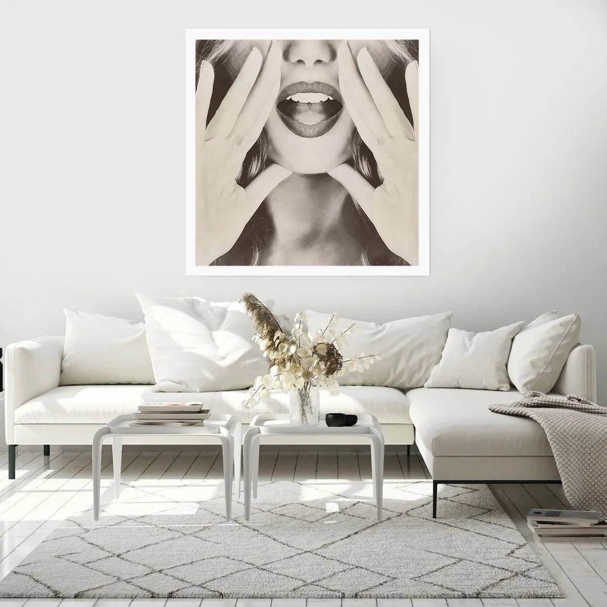 Poster - Ich komme schon! - 60x60 cm