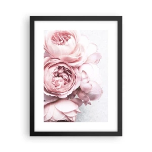 Poster in einem schwarzem Rahmen - Für Romantiker - 30x40 cm