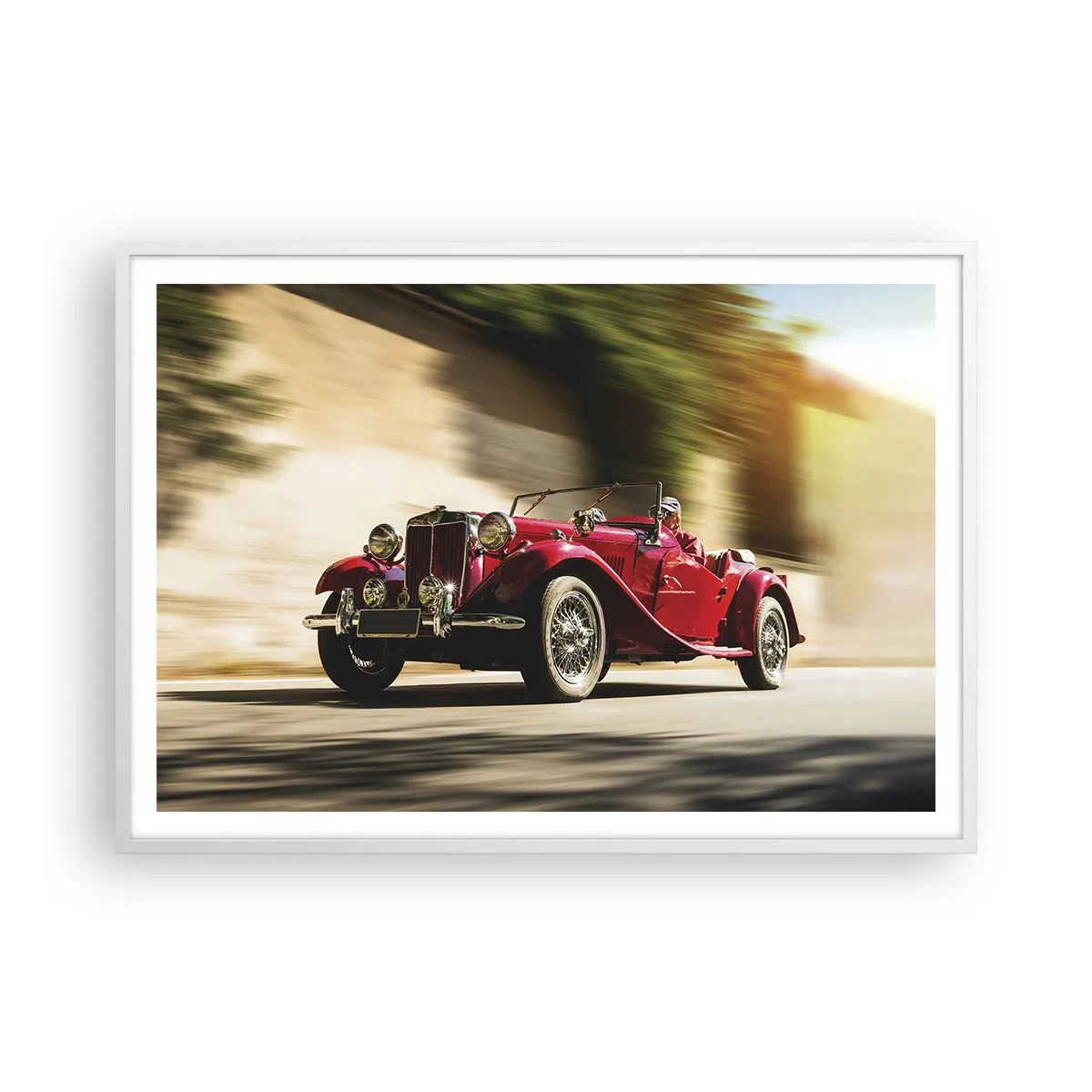 Poster in einem weißen Rahmen - Schöner als Nike von Samothrake - 100x70 cm