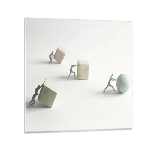 Glasbild - Bild auf glas - Pures Leben - 70x70 cm
