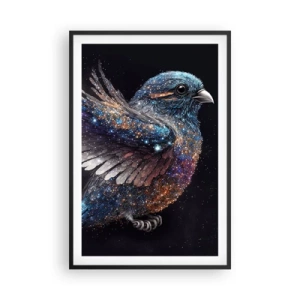 Poster in einem schwarzem Rahmen - Diamantsperling - 61x91 cm