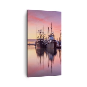 Bild auf Leinwand - Leinwandbild - Vor dem nächsten Tag - 45x80 cm