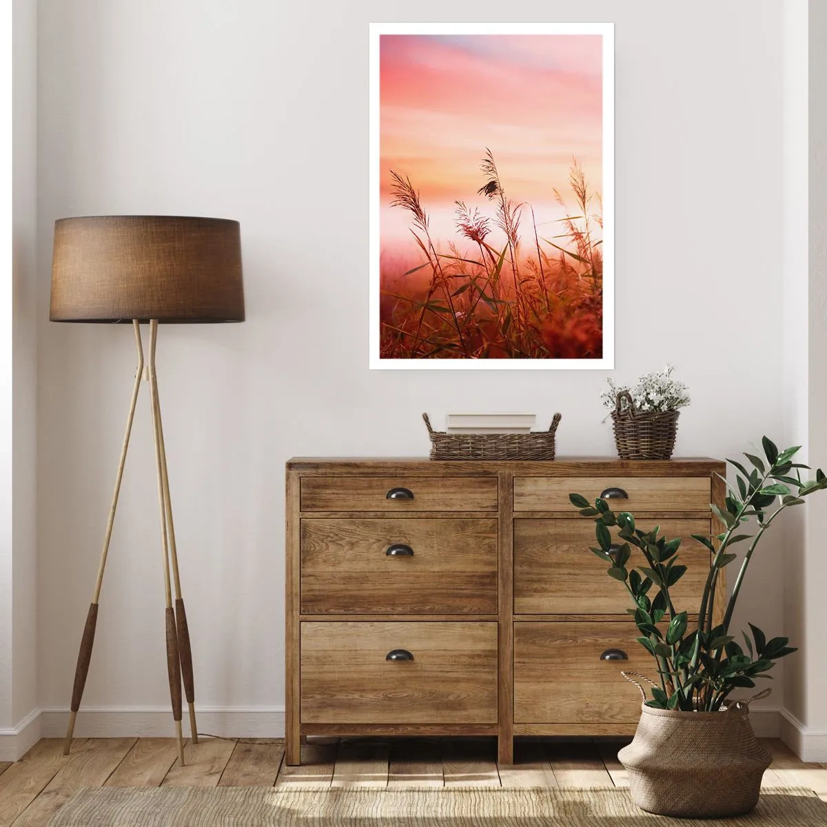 Poster - Drachen, Löwenzahn, Wind - 70x100 cm